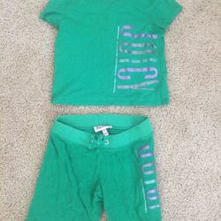 Juicy Couture toddler terry cloth shorts w t-shirt set