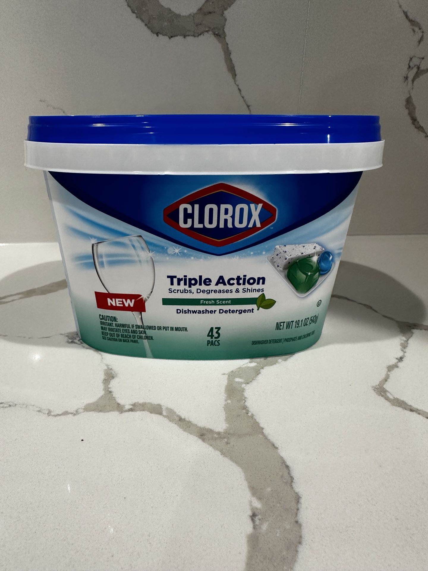 Clorox Triple Action Dishwasher Detergent Pods