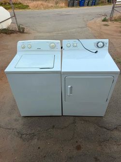 Washer and gas dryer