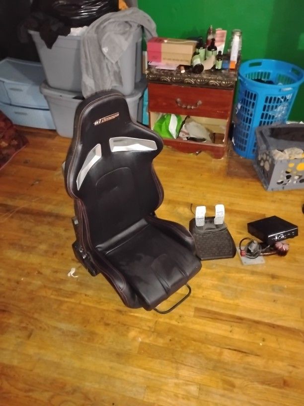 Driving Sim Chair And Butt Kicker