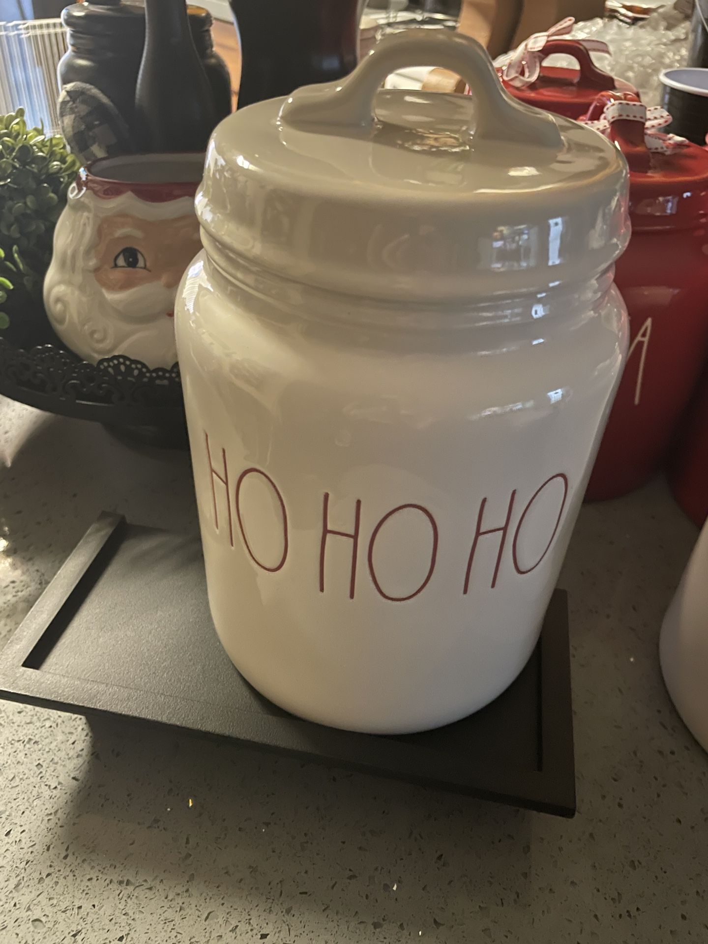 Rae Dunn Ho Ho Ho Canister