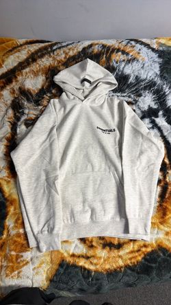 White oatmeal Essentials hoodie