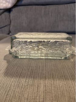 Vintage fantasia butter dish