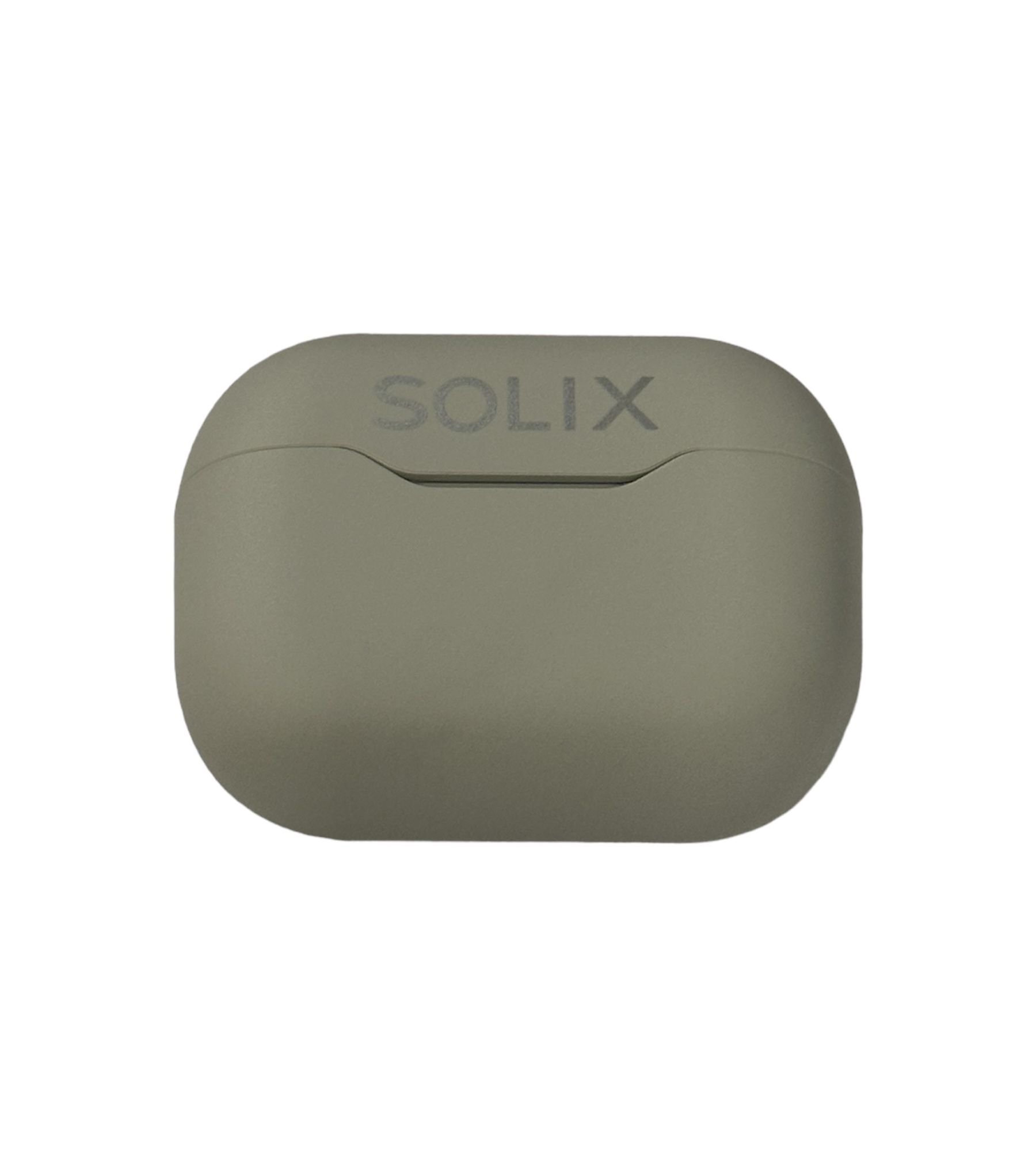 Solix Grey Wireless Earbud Headphone With Case