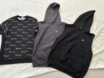 3 Champion Sweatshirts