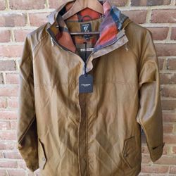 Filson Freeman Wool Lined Raincoat NEW Medium
