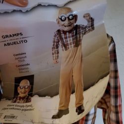 Kids New  Halloween Costume(grandpa)