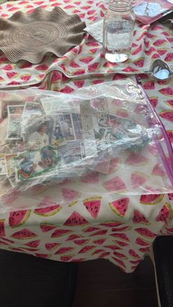 Football,Baseball, and Hockey cards over 200 cards