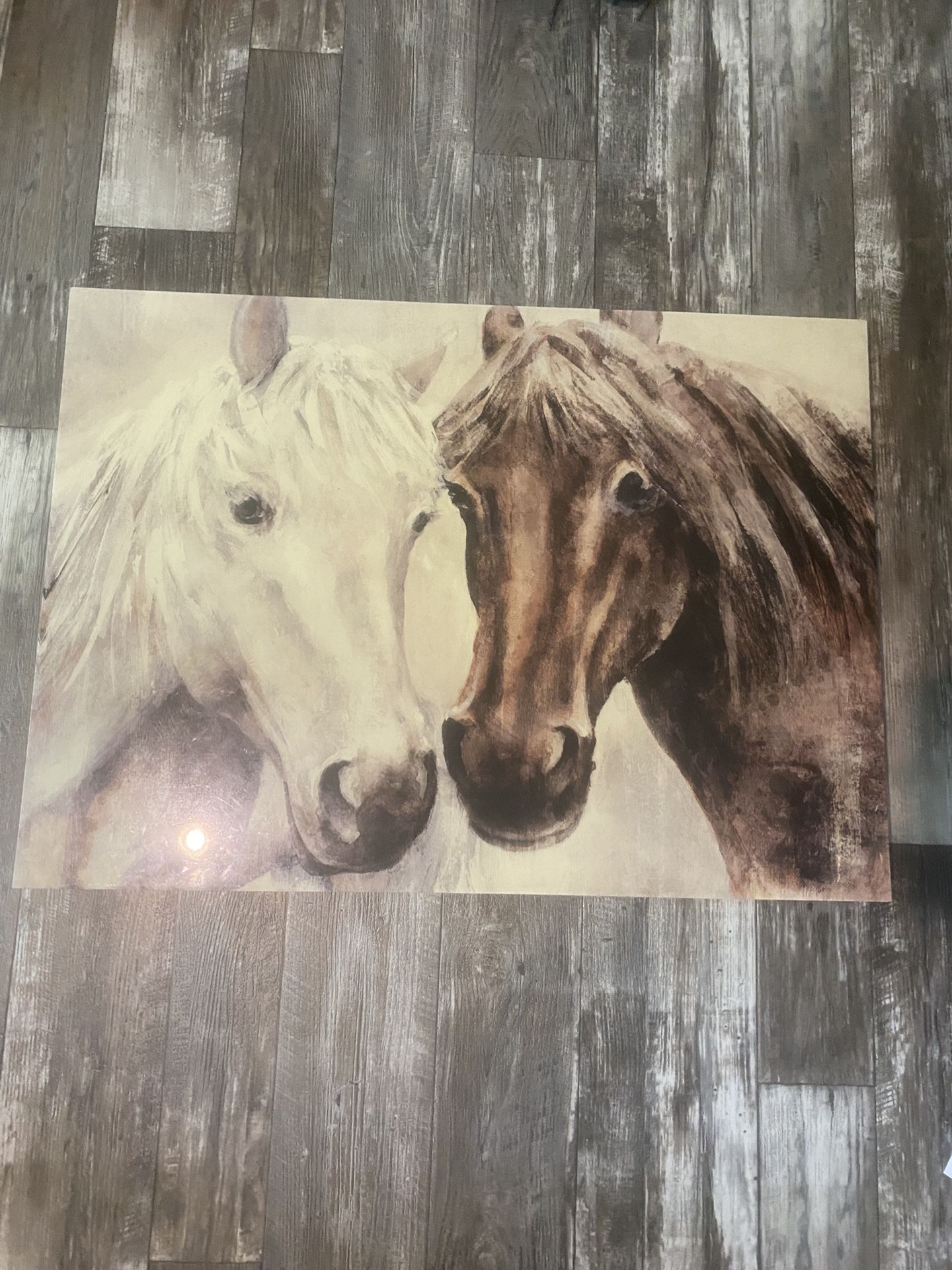 “1 Bond, 2 Horses” Horse Painting