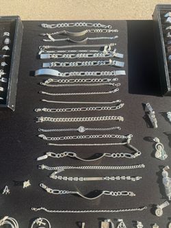 Pulseras Y Esclavas 925 Plata Para Hombre Y Mujer (Precios Diferentes)