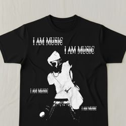 Unofficial Playboi Carti "I AM MUSIC" Black T-Shirt | Tracklist Graphic Tee