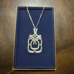 Avon Silver Necklace 