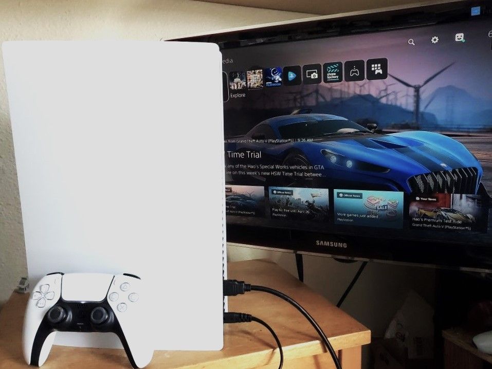 PlayStation 5 Console and Controller