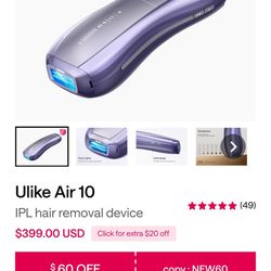 ULIKE IPL At home laser hair removal device 