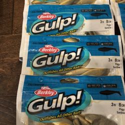 Berkeley Gulp Pogy-Sardine x 4