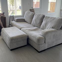 Ashley couch and ottoman