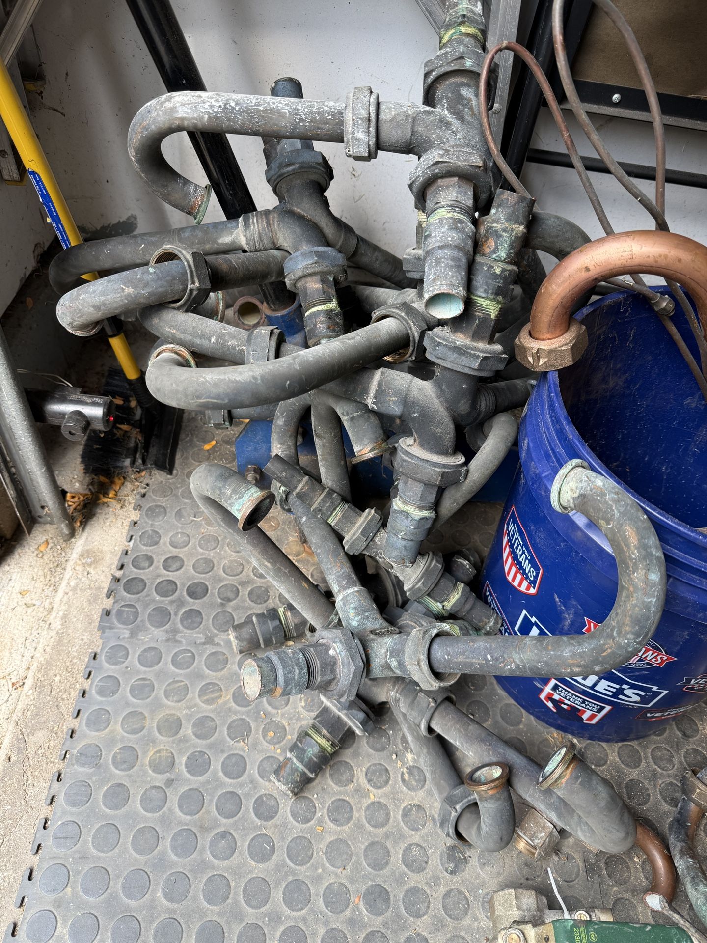 Used Copper 1” Water Meter Setters x10