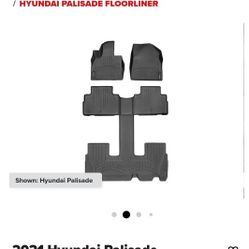 WeatherTech Floor Mats 2021 Palisade