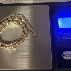 10k (SOLID) Gold Nugget bracelet 