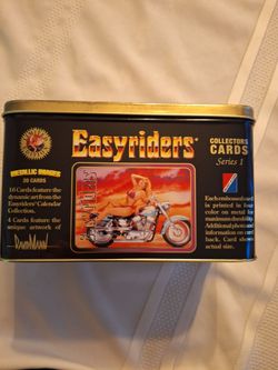 Vintage Easy Riders metal cards