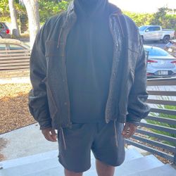 Vintage Buffalo Skin Coat