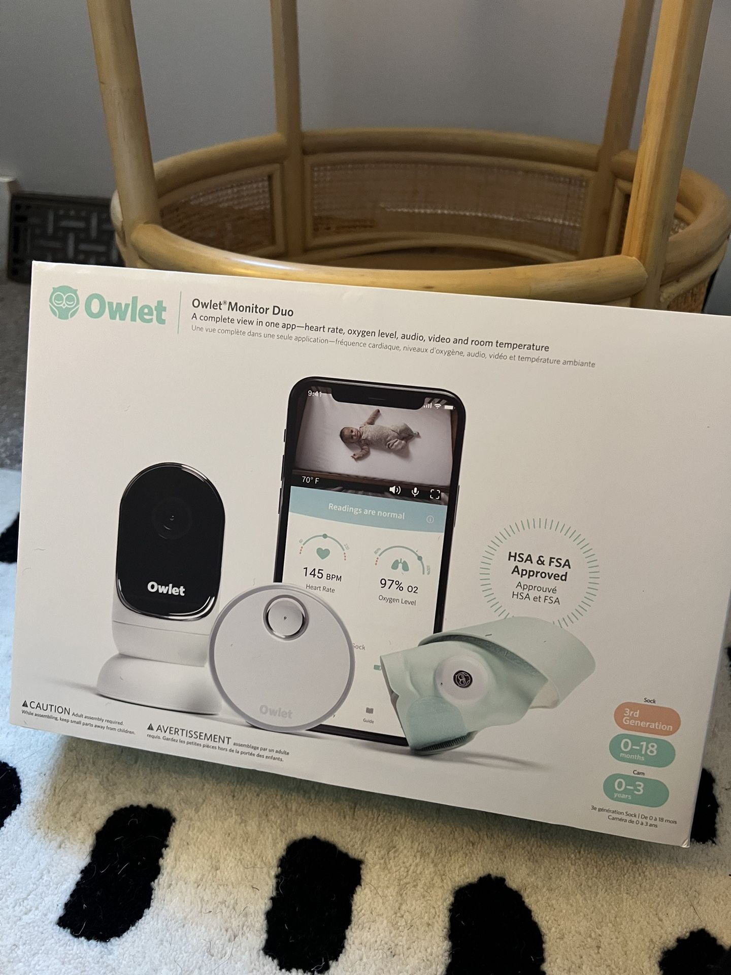 Owlet Monitor Duo - New