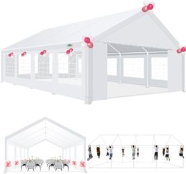 COBIZI 20x20ft Party Tent Heavy Duty for Parties Waterproof