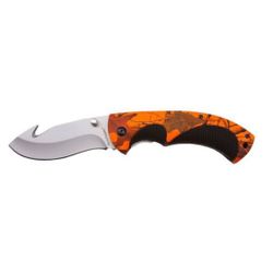 SARGE Hi-Vis Fever Folding Gut Hook Knife