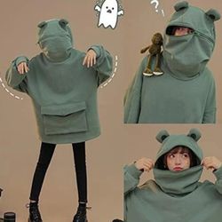 Frog Costume Hoodie Medium Women’s 