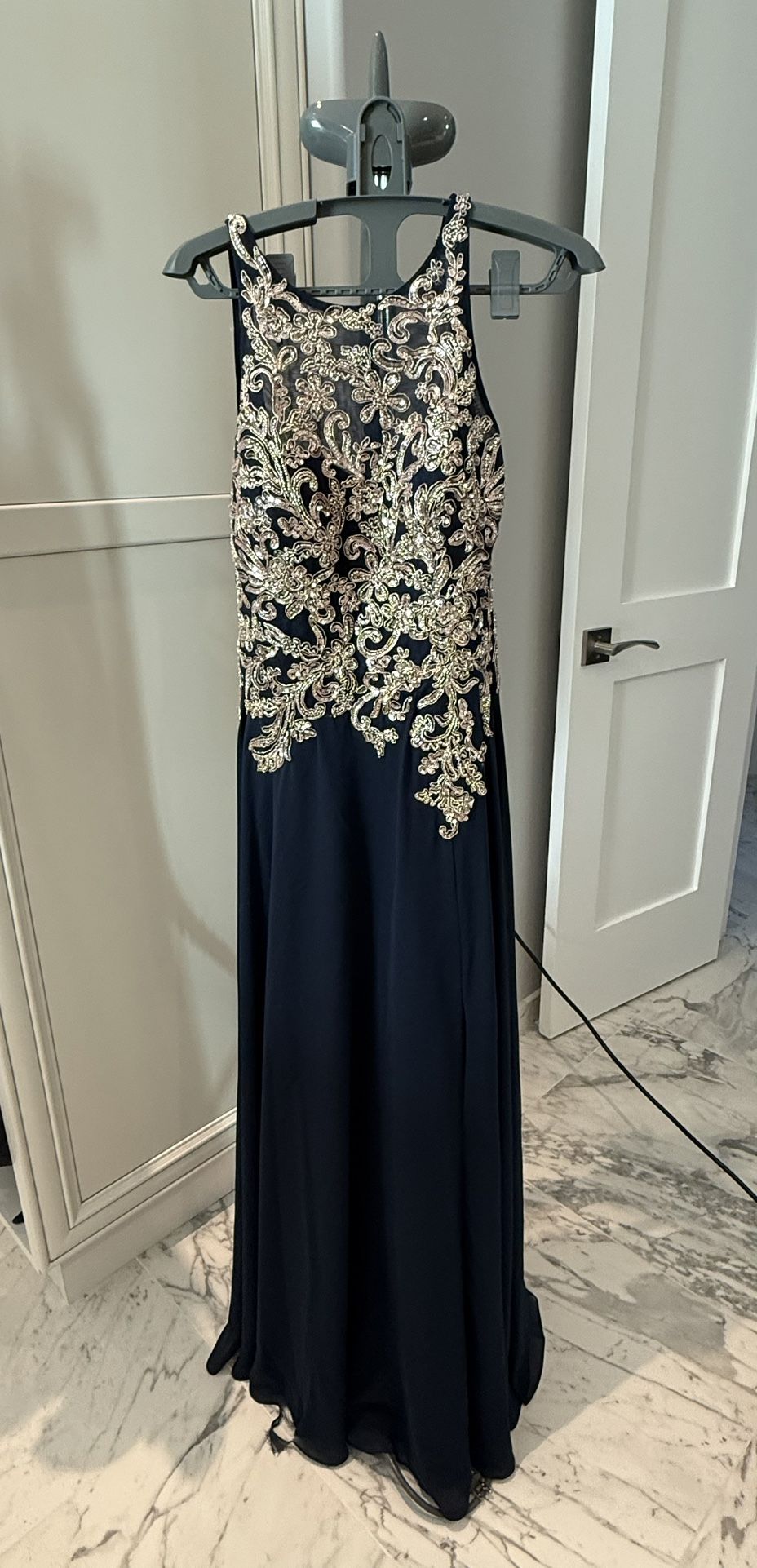 Rose Gold And Navy Dress