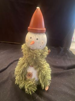 Wooden Snowman Christmas Decoration