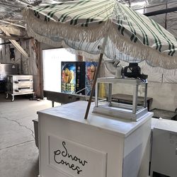 Snow cone cart