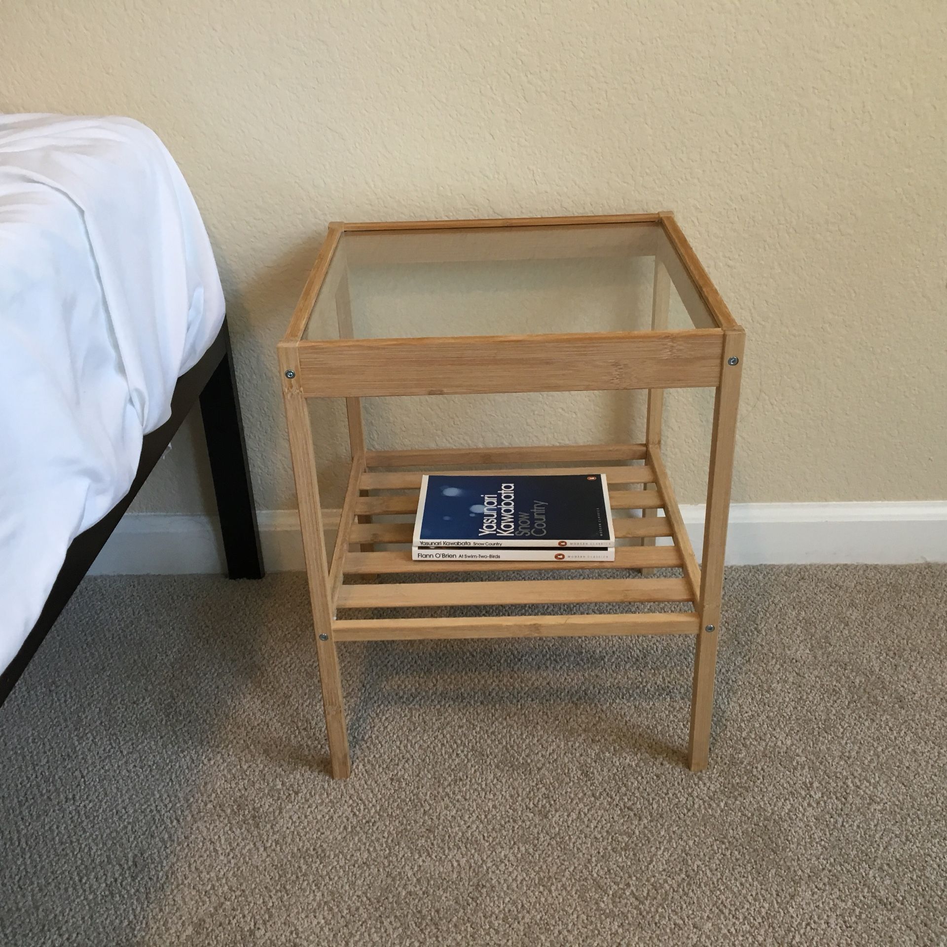 IKEA Nesna Bamboo Nightstand