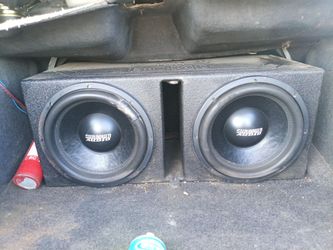 Sundown 12" subs ported box and amp