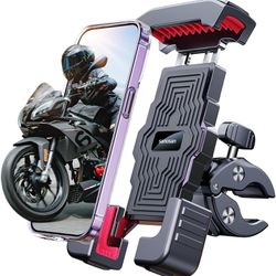 Bike Phone Holder Handlebar, Motorcycle Accessories for Bicycle, Compatible for Cellphone (4.7"-6.8")