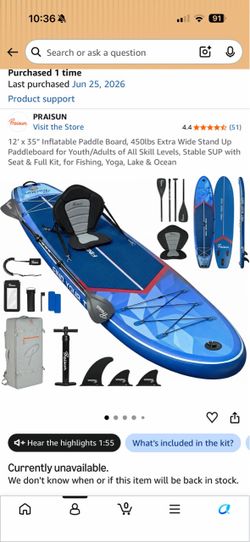Paddle Board - brand new in box