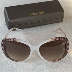 Roberto Cavalli Transparent Turtledove Brown Snake Mauve Temoe 727S 27F