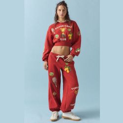 Urban Outfitters Out From Under Selene Graphic Print Crew Neck Pullover