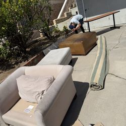 Free Chair, Table, Ottomans