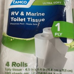 RV And Marine Toilet Paper