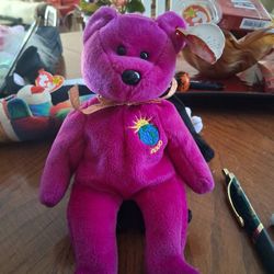 Ty Beanie Baby Purple Excellent Condition Tag Great 