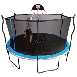 Sportspower Bounce Pro 14' Trampoline with Heavy Duty Basketball System $179.99