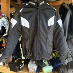 Sedici Motorcycle Jacket Women’s Size XS and AP Gloves Size XS