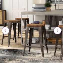 Irvington Solid Wood Bar & Counter Stool (Set of 4)