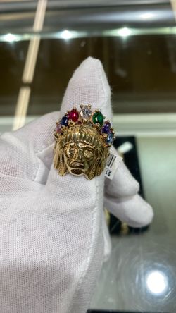 Men's 10kt Indian head ring