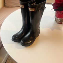 Girls Hunter Boots Size 33