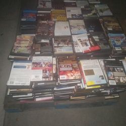 2 pallets of dvds (700 to 1000 dvds)