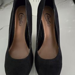 High Black Wedge Heels by Candies $32 *New*