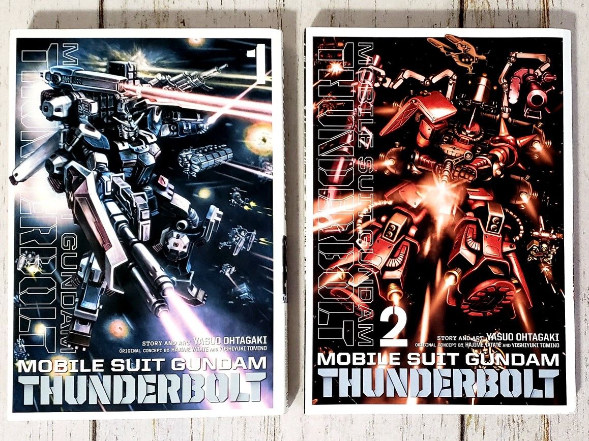 Mobile Suit Gundam Thunderbolt Vol. 1 & 2 Yasuo Ohtagaki (English) NEW Paperback