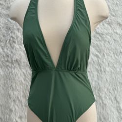 New Cupshe One Piece Green Bikini Size Medium